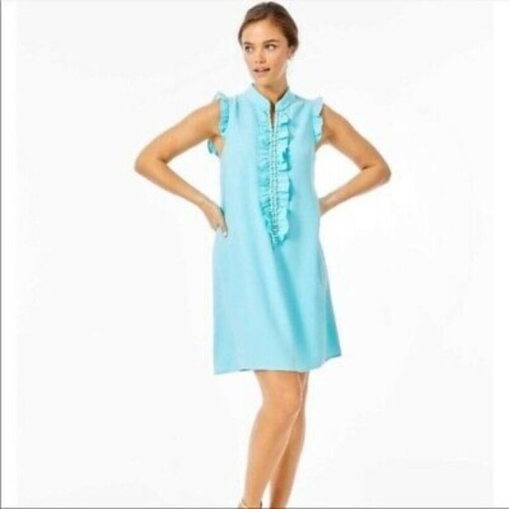 Lilly Pulitzer Adalee Shift Blue Dress